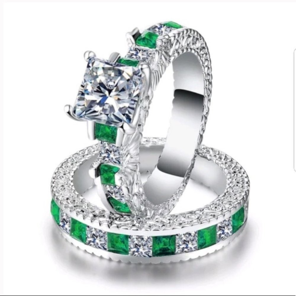 Fashion ring for women 925 silver whitesapphire